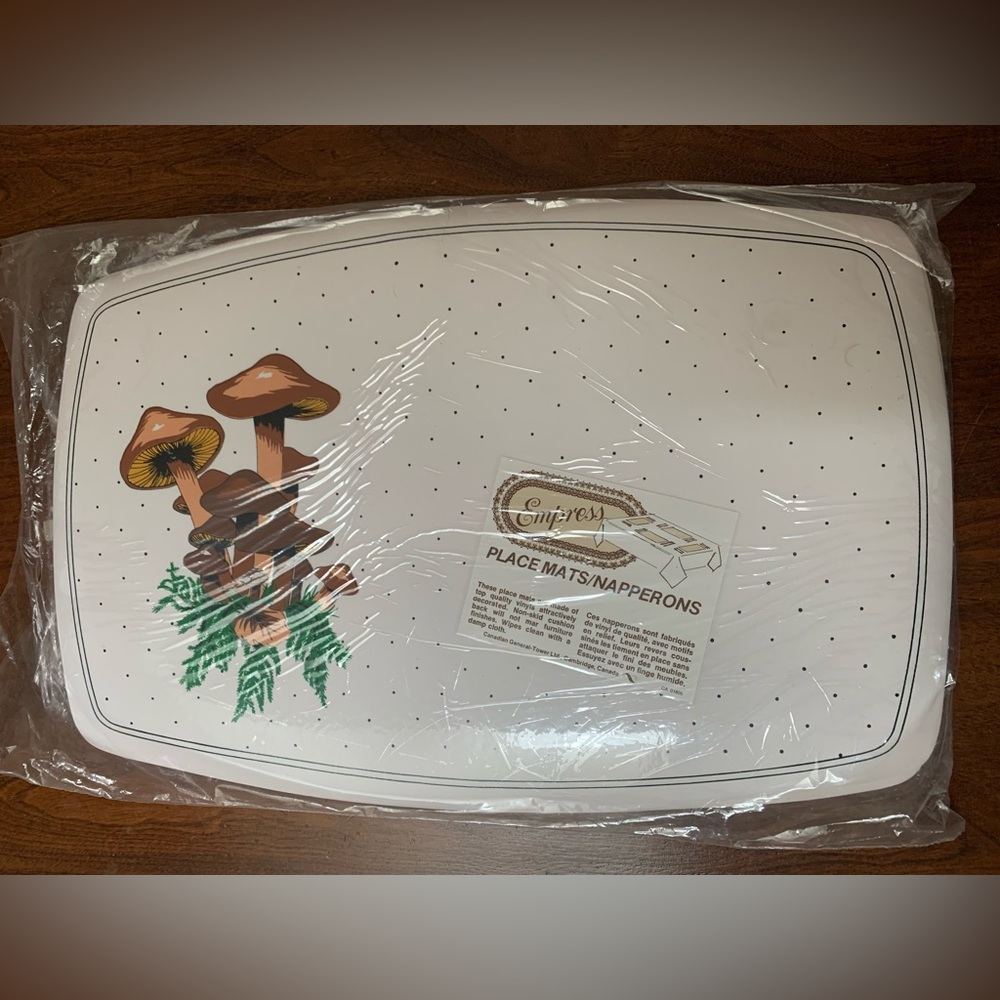 New in bag vintage “Empress” Vinyl Placemats